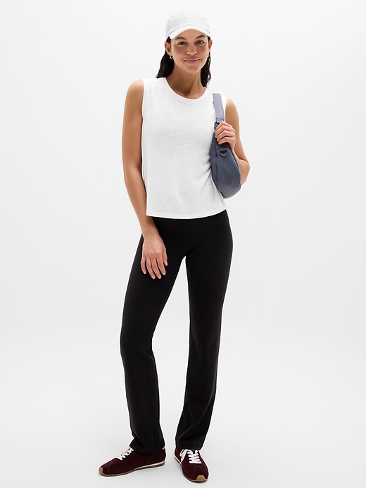 Image number 2 showing, Getaway Linen Blend Muscle Tank