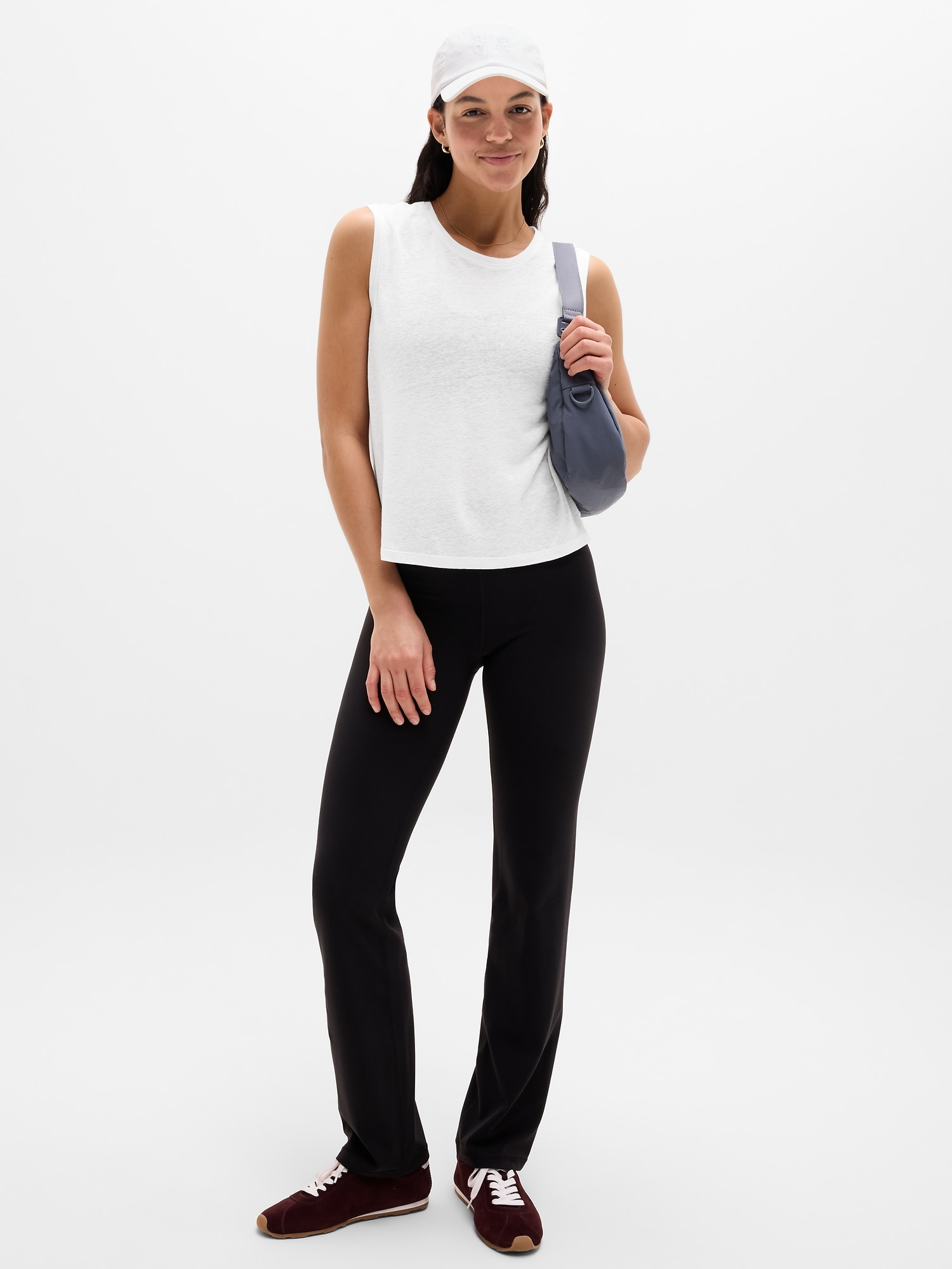 Image number 2 showing, Getaway Linen Blend Muscle Tank