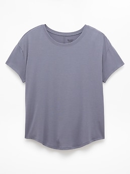 Athleta Move With Ease Tee - Gray (Slate)