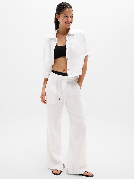 Image number 2 showing, Retreat Linen Short Sleeve Shirt