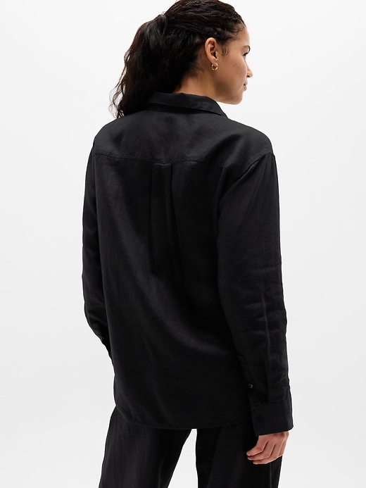 Image number 2 showing, Retreat Linen Top