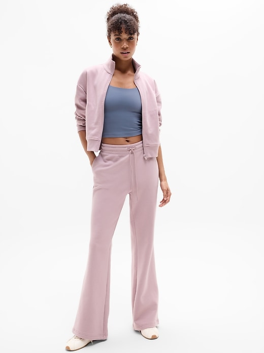 Image number 3 showing, Forever Fleece Mid Rise Flare Pant
