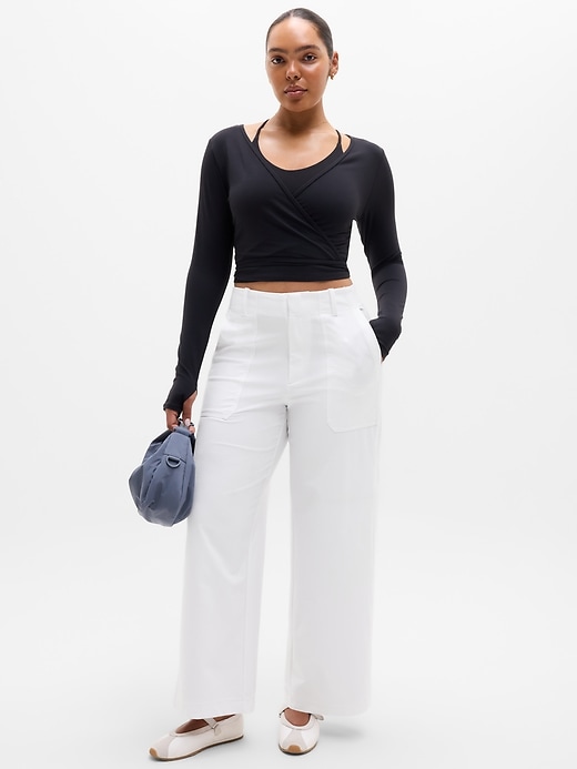 Image number 5 showing, Skyline Mid Rise Wide Leg Pant