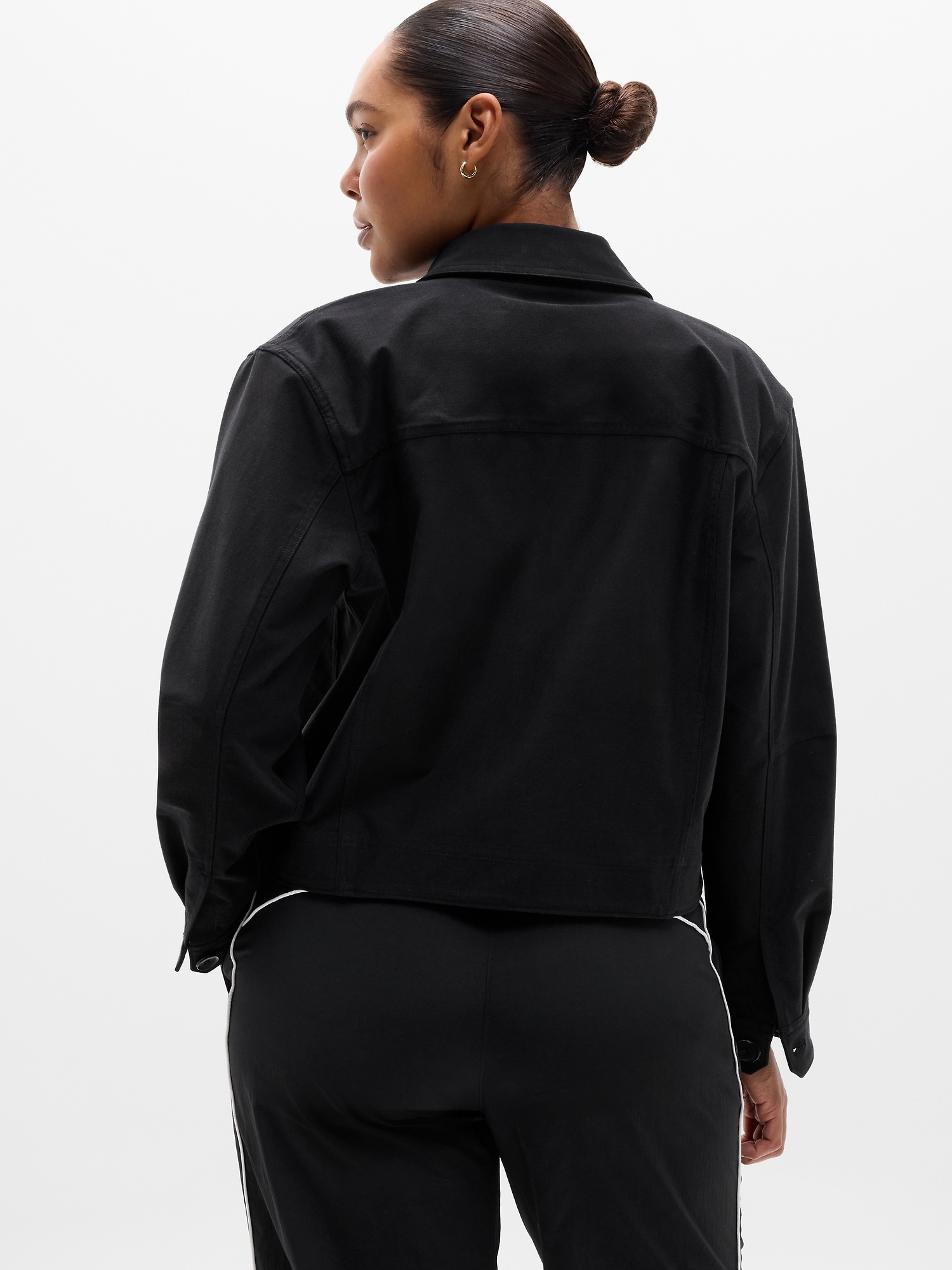 Женская куртка Athleta Skyline Chore, цвет: Чёрный — фото 5