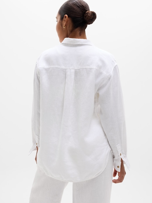 Image number 6 showing, Retreat Linen Top