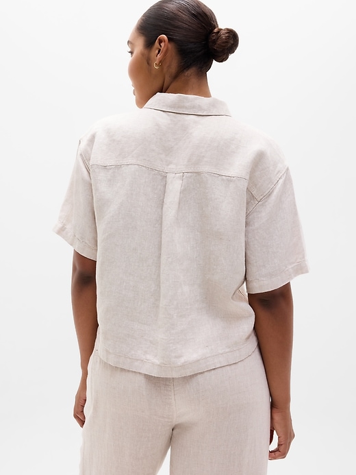 Image number 7 showing, Retreat Linen Short Sleeve Shirt