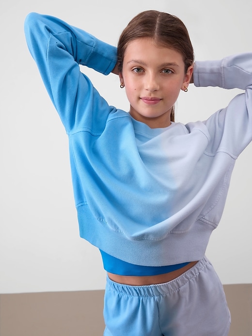 Image number 6 showing, Athleta Girl All Day Crewneck Sweatshirt