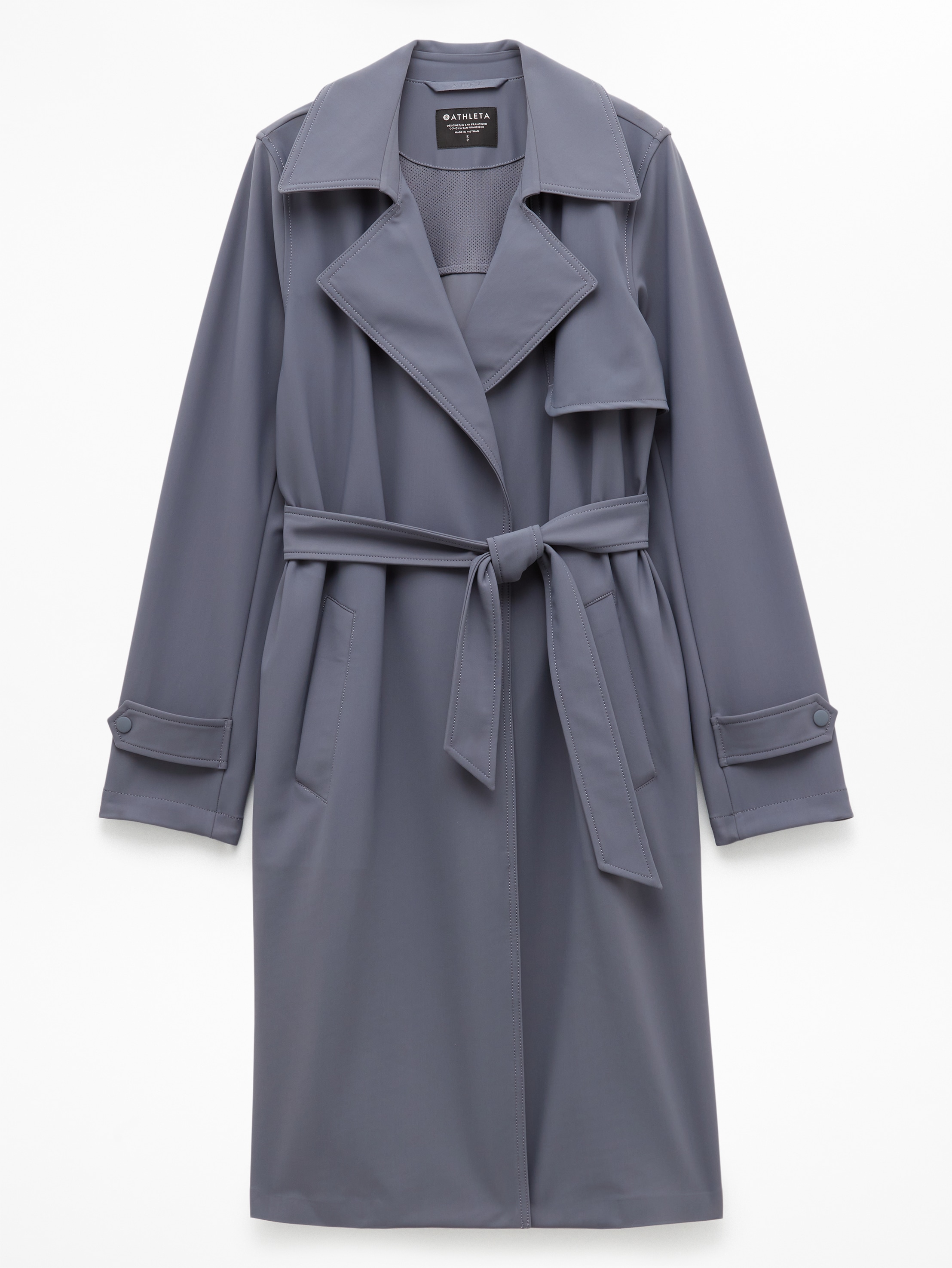 Athleta Stellar Trench - Gray (Slate)