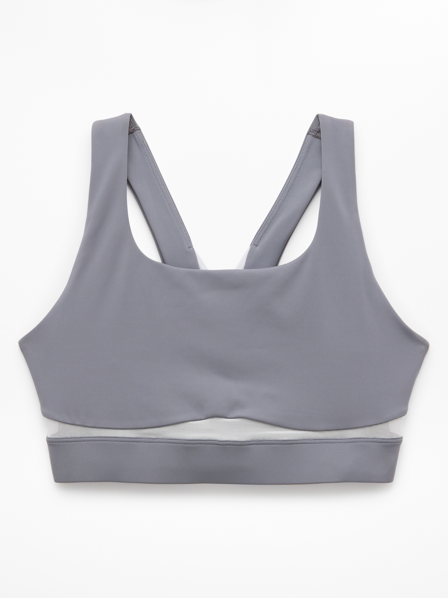 Athleta Interval Mesh Sports Bra A-C - Gray (Slate) - 844869012