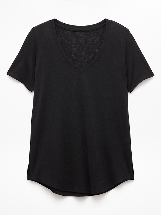 Image number 5 showing, Breezy Scoop V-Neck Tee
