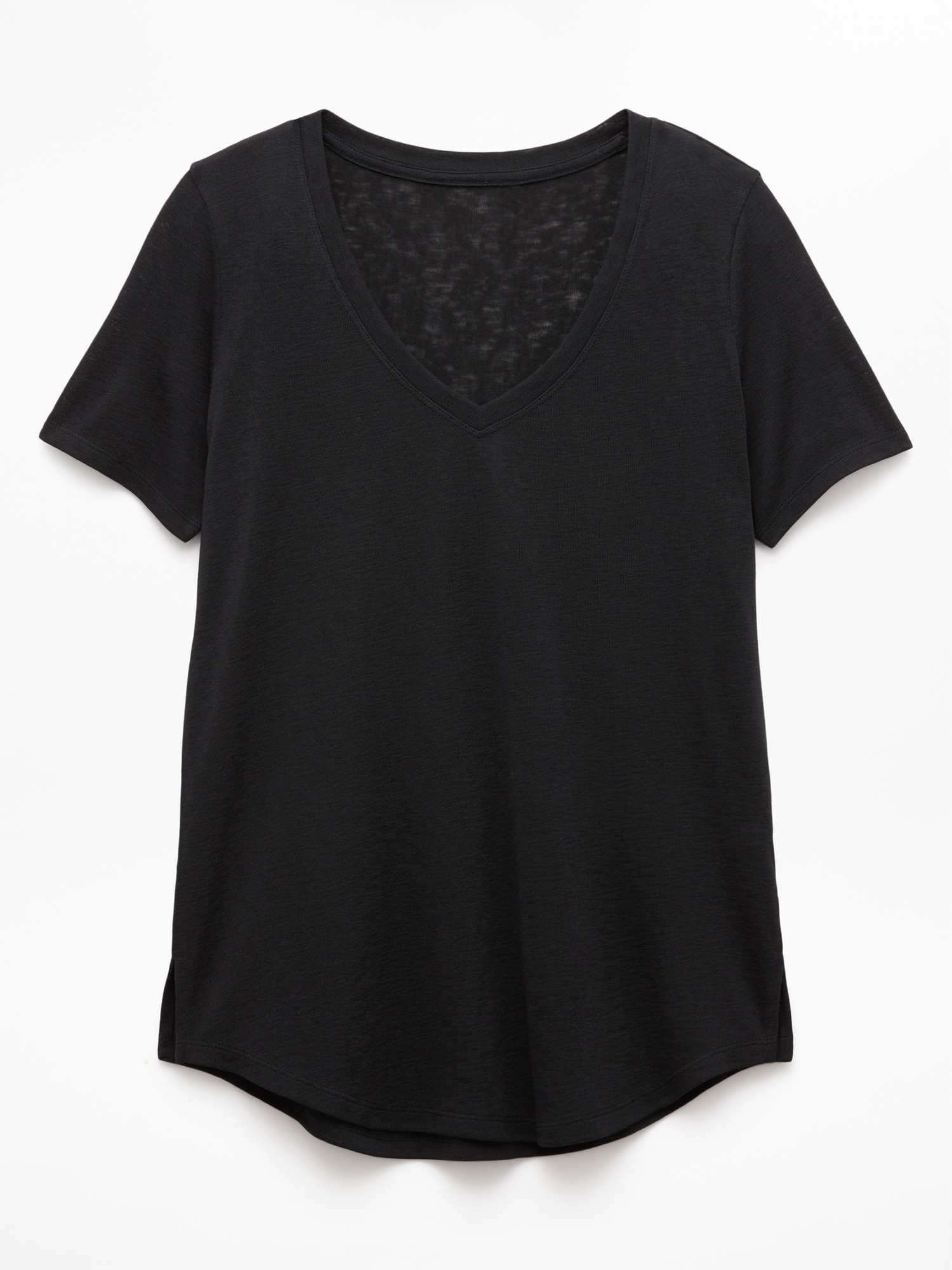 Breezy Scoop V-Neck Tee