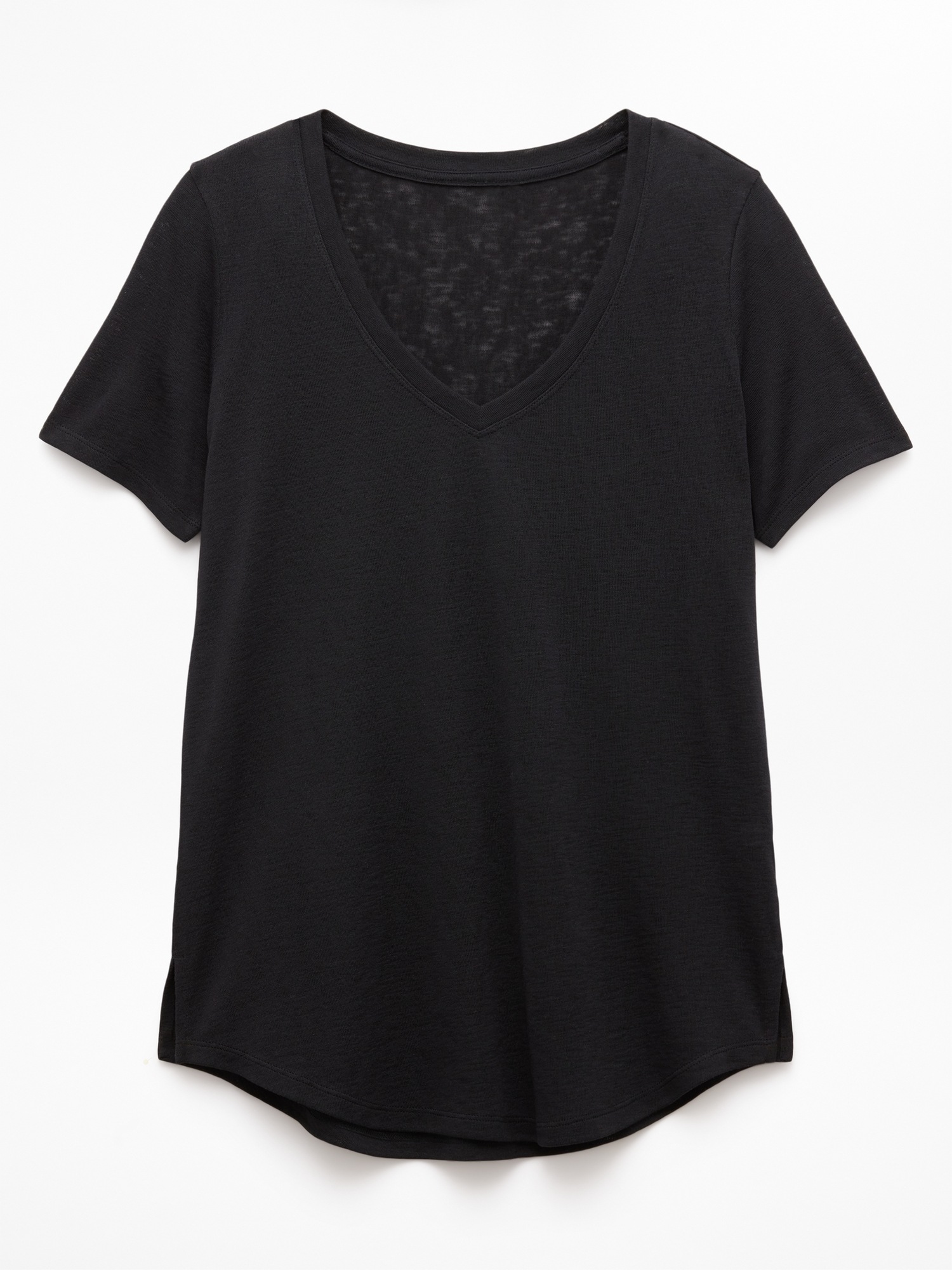 Женская футболка Athleta Breezy Scoop V-Neck, цвет: Чёрный — фото 6