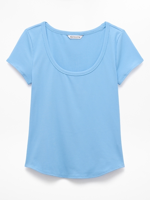 Image number 8 showing, Signature Rib Scoop Tee