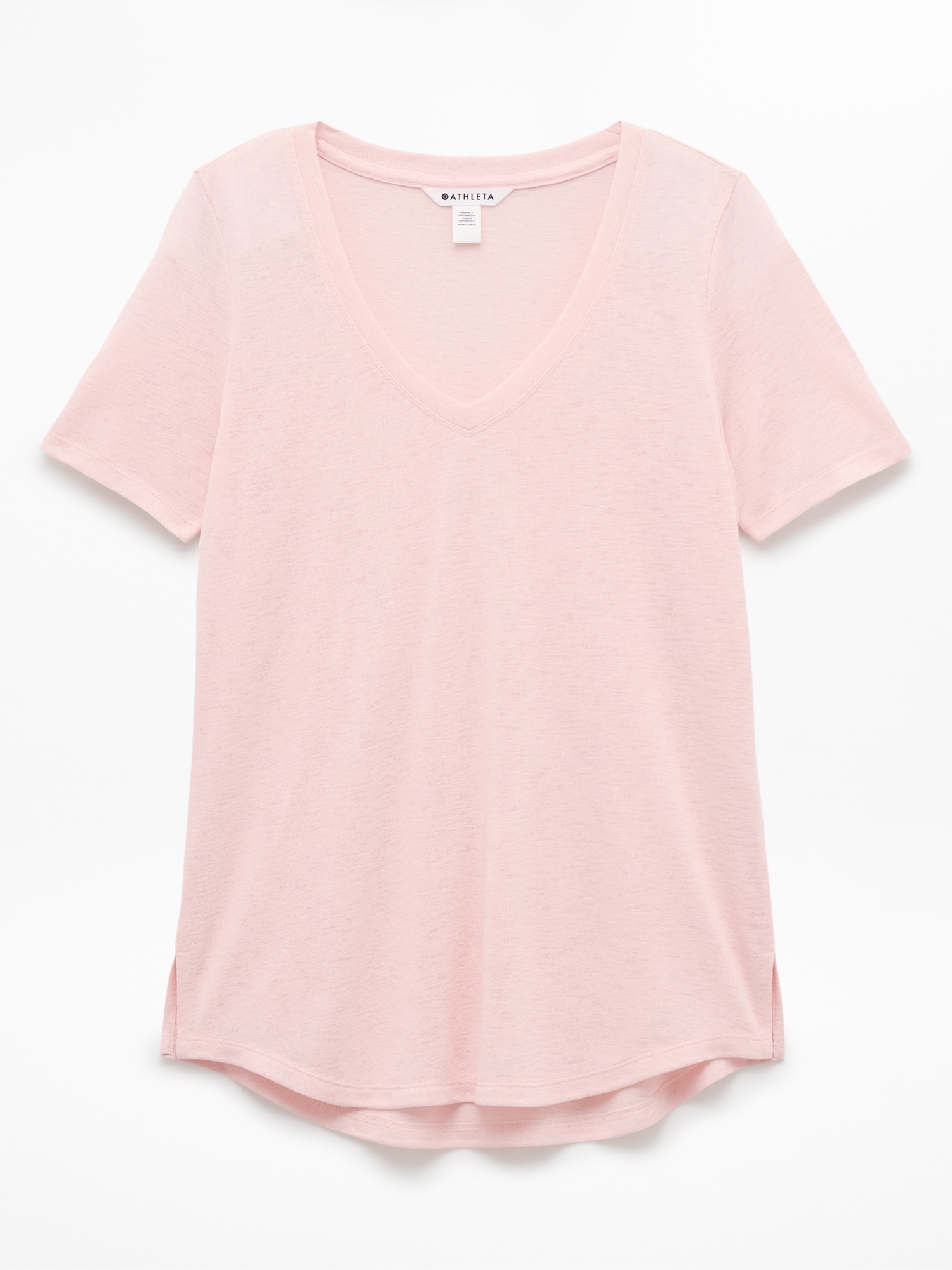 Breezy Scoop V-Neck Tee
