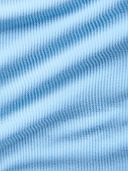 Signature Rib Scoop Tee - Blue - image 4