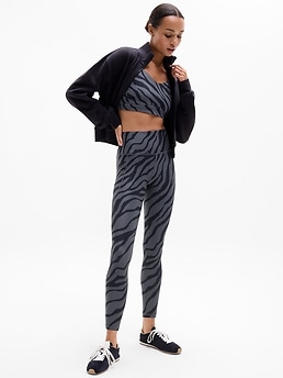 Salutation Stash High Rise 7/8 Legging - Gray - image 2