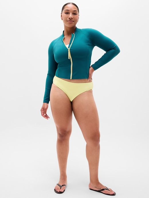 Image number 5 showing, Zip-Front Rashguard