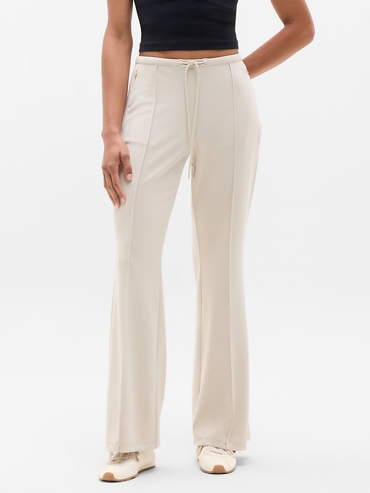 Image number 1 showing, Seasoft Pintuck Mid Rise Flare Pant