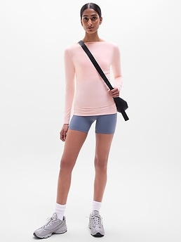 Move With Ease Boatneck Top - Pink - image 2