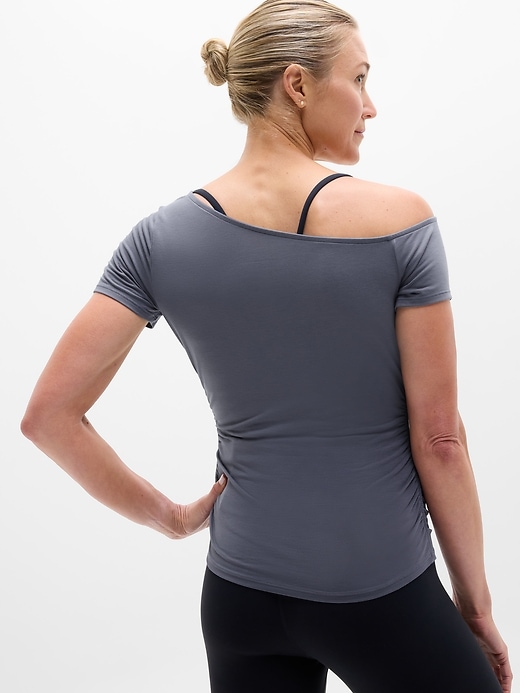 Image number 3 showing, Move With Ease One Shoulder Tee