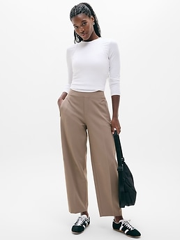 Endless High Rise Barrel Pant - Brown - image 2
