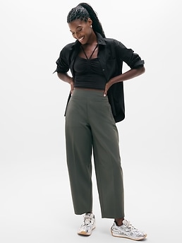 Endless High Rise Barrel Pant - Green - image 2