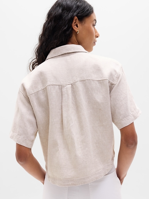 Image number 3 showing, Retreat Linen Short Sleeve Shirt