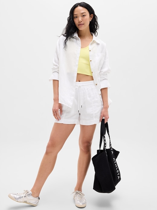 Image number 2 showing, Retreat Linen Top