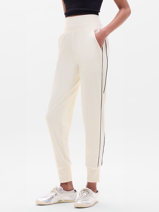 Image number 1 showing, Venice High Rise Track Stripe Jogger