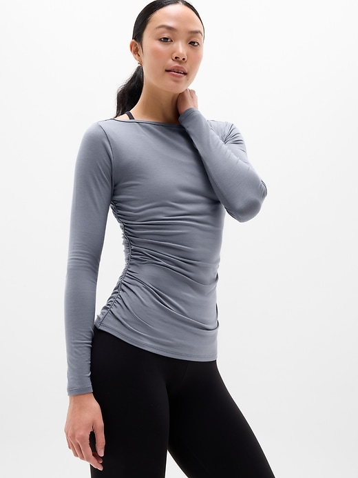 Image number 1 showing, Move With Ease Boatneck Top