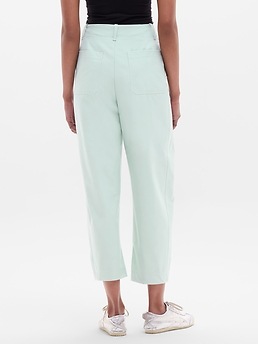 Skyline High Rise Barrel Leg Pant - Green - image 3