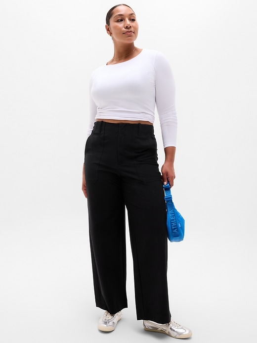 Image number 5 showing, Skyline Mid Rise Wide Leg Pant