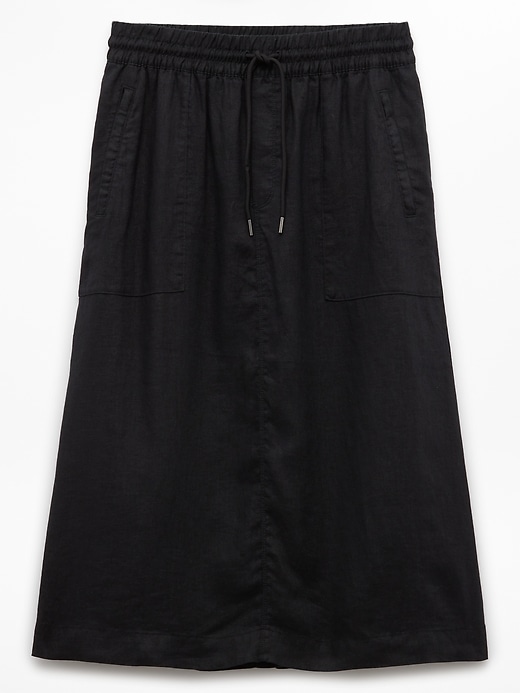 Image number 6 showing, Retreat Linen Midi Skirt