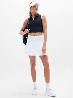 Ace A-Line 15.5" Skort - White - image 2