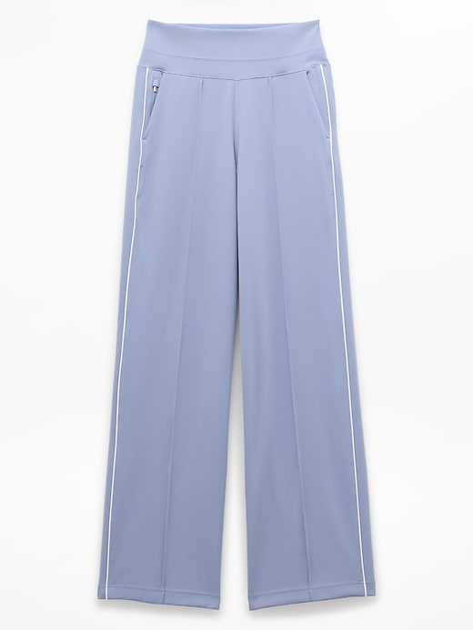 Image number 5 showing, Venice High Rise Track Stripe Wide Leg Pant