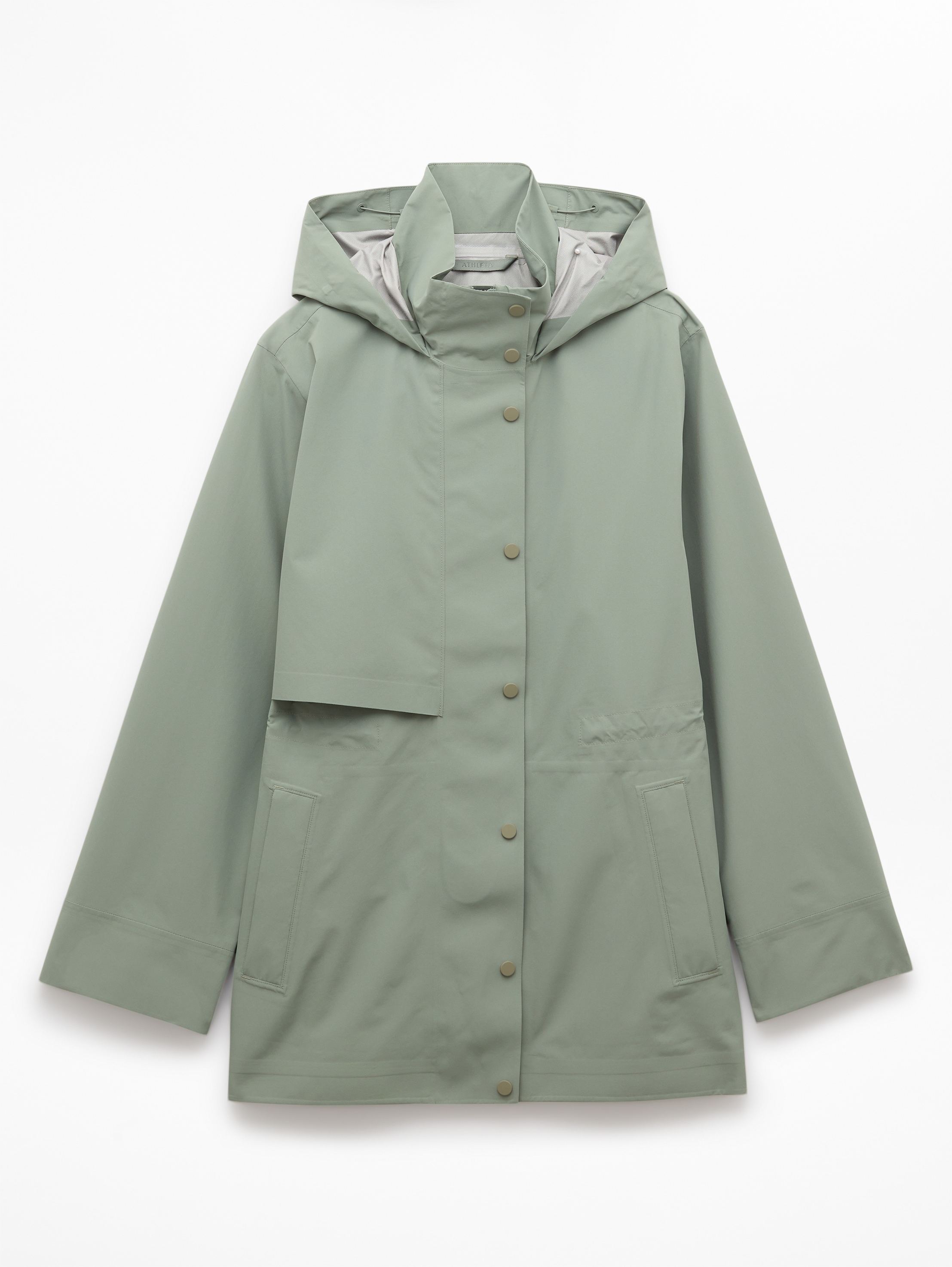 Athleta Rainout Solara Short Trench - Green (Cacti)