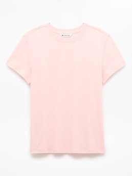 Athleta Favorite Cotton Classic Tee - Pink (Pink Sand)