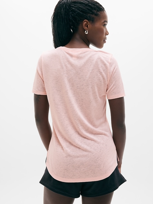 Image number 6 showing, Breezy Scoop V-Neck Tee