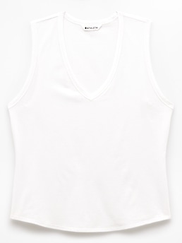Athleta Foundation V-Neck Tank - White (Bright White)