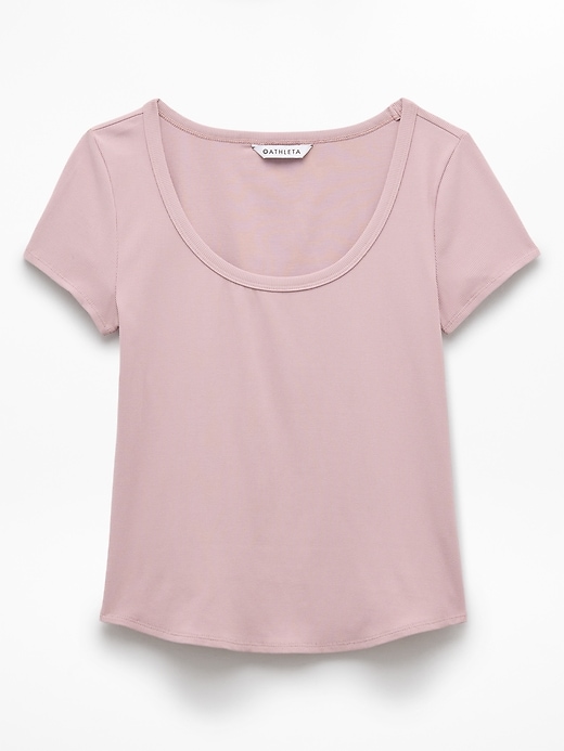 Image number 8 showing, Signature Rib Scoop Tee