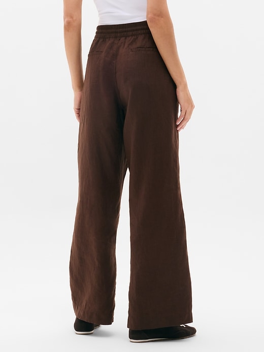 Image number 3 showing, Retreat Linen High Rise Wide Leg Pant
