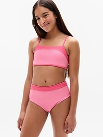 Image number 1 showing, Athleta Girl Reversible High Rise Swim Bottom