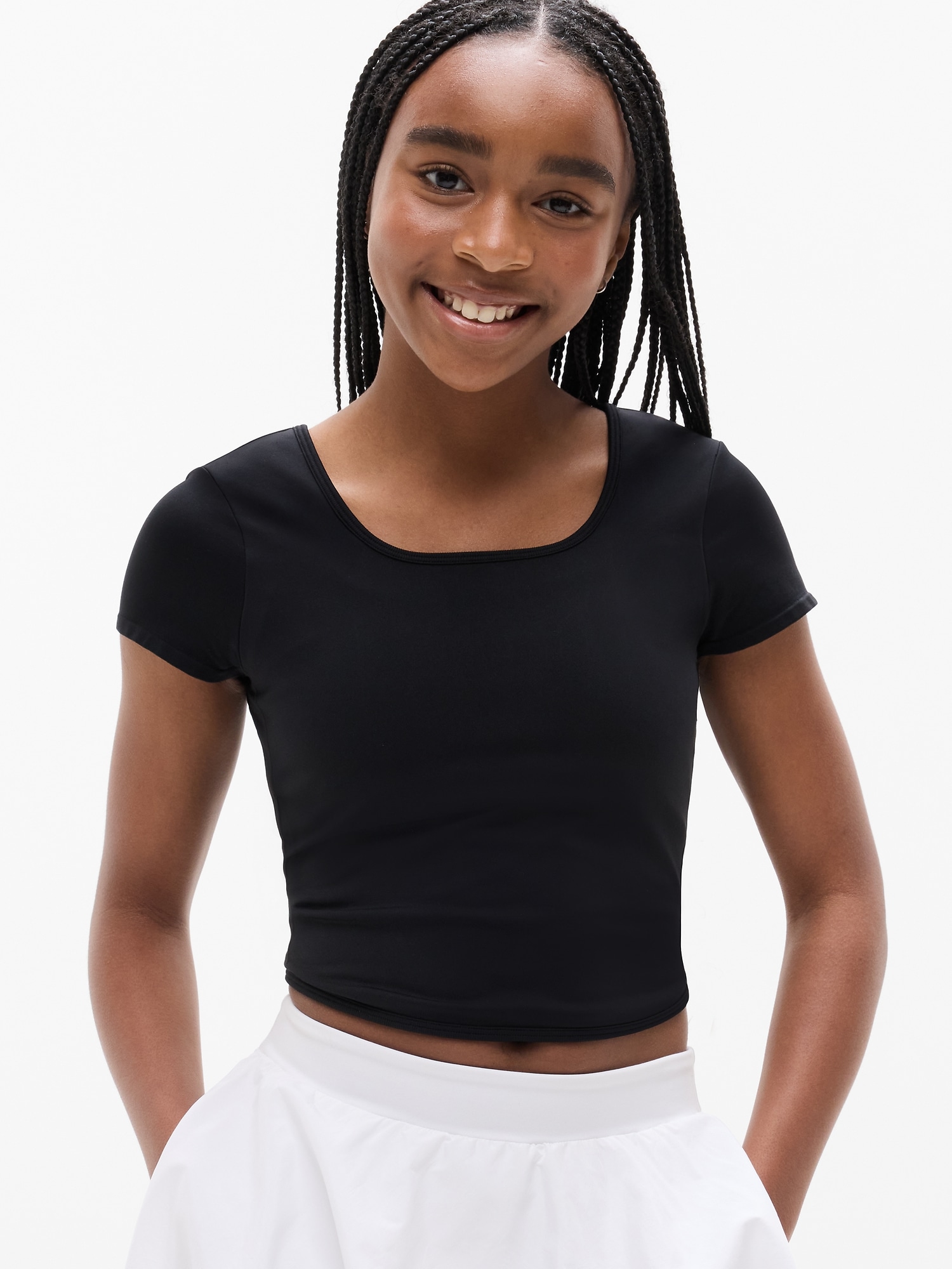 Athleta Girl Rise Above Real Soft Tee