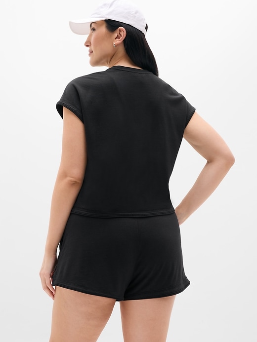 Image number 6 showing, Airy Cotton Terry Shortie