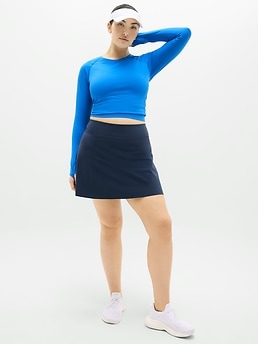 Ace A-Line 15.5" Skort - Blue - image 4