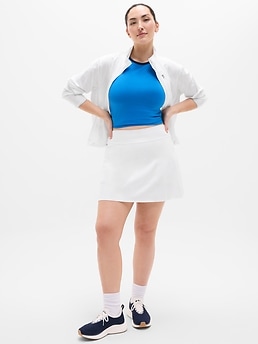 Ace A-Line 15.5" Skort - White - image 4
