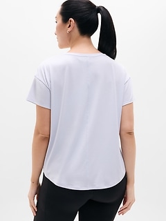 Athleta Move With Ease Tee - Blue (Dove)