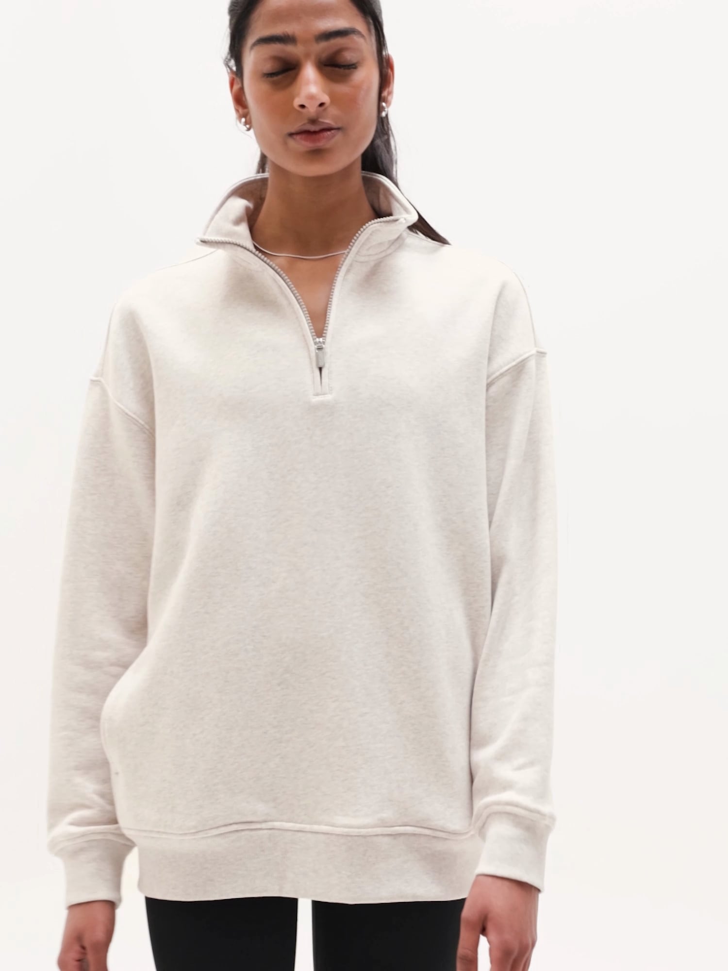 Heavyweight Terry 1/4 Zip Sweatshirt