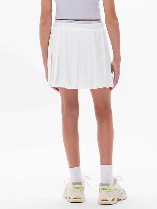 Image number 3 showing, Athleta Girl Pleat Perfect Mesh Skort