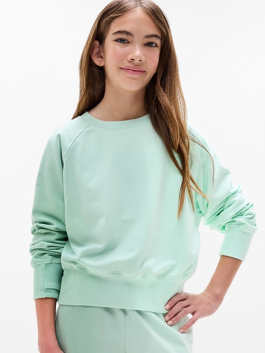 Image number 1 showing, Athleta Girl All Day Crewneck Sweatshirt